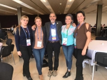 ISHRS 25th World Congress, Prague. Dr Julia Nikonova San Diego, dr Balković Marija Beograd, dr Timothy Carman San Diego ,dr Robin Unger New York i Charlot Meia New York.