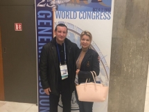 ISHRS 25th World Congress, Prague. Dr Marija Balković i Dr Georgios Zontos.